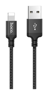 Кабель USB HOCO X14 Times speed USB-Lightning, 2А, 2м, черный