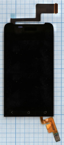 Дисплей для HTC One V T320e черный