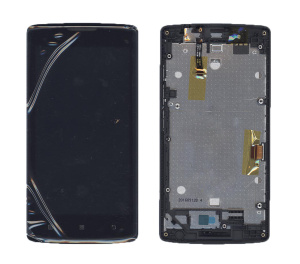 Дисплей для Lenovo A2010 черный с черной рамкой