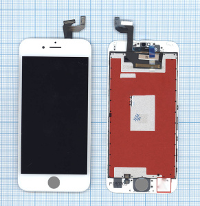 Дисплей для iPhone 6S в сборе с тачскрином (LT) белый
