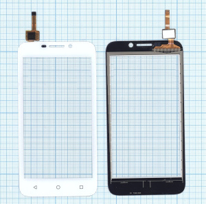 Сенсорное стекло (тачскрин) для Huawei Ascend Y5C Y541-U02 белое