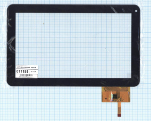 Сенсорное стекло (тачскрин) для DNS AirTab E103 DPT 300-L3709H-A00 черное