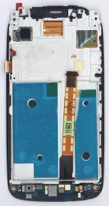 Дисплей для HTC One S Z520e черный с рамкой