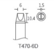 Жало ATTEN T470-6D для паяльника GT-Y300
