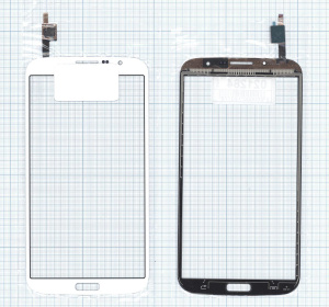 Сенсорное стекло (тачскрин) для Samsung Galaxy Mega 6.3 GT-I9200 белое