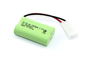Аккумулятор Ni-Cd  2.4V 1800mah AA Flatpack разъем KET-2P plug