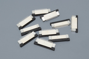 Разъем FPC  Half Coverage Bottom Contact 0.5K-BX-20PWB 20 pin высота 2мм шаг 0,5мм 10 шт