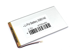Аккумулятор Li-Pol (батарея) 3*80*140мм 2pin 3.7V/4700mAh