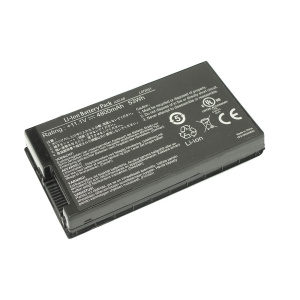 Аккумуляторная батарея для ноутбука Asus A8, F8, F50, F80 4800mAh A32-A8 черная