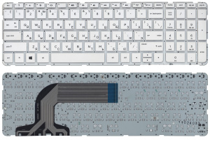Клавиатура для ноутбука HP Pavilion 17 17-E белая без рамки