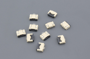 Разъем FPC Flip-Lock 0510-4RLGF 4 pin высота 1мм шаг 0,5мм 10 шт
