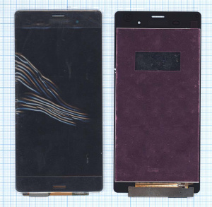 Дисплей для Sony Xperia Z3 (D6603) черный