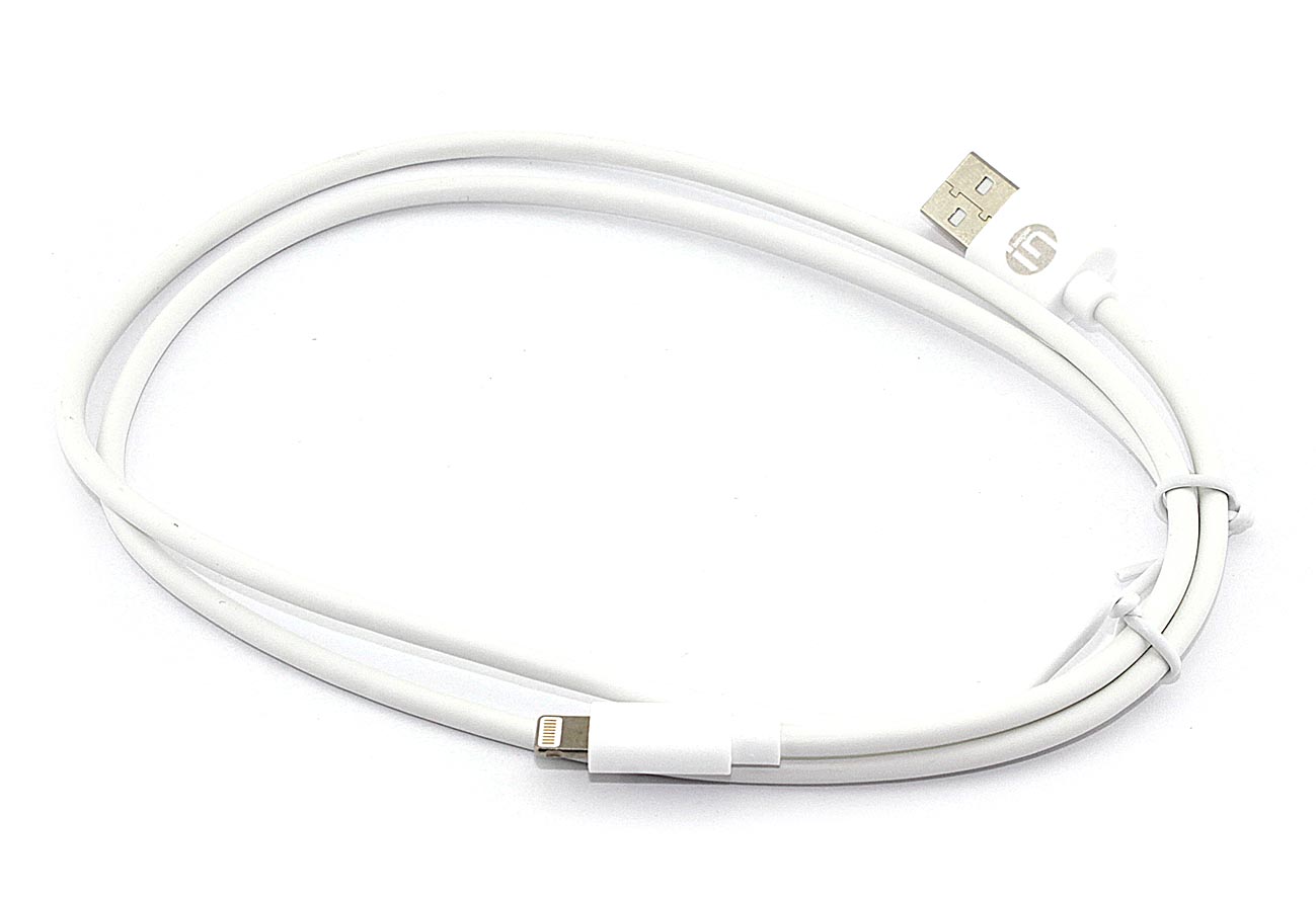 Дата-кабель Amperin USB-Lightning 1m 2A Белый (YDS-C-AL)