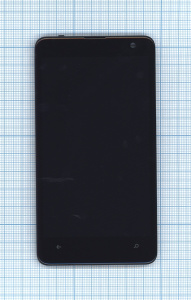Дисплей для Nokia Lumia 625 черный с рамкой