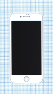 Защитное стекло Privacy "Анти-шпион" для iPhone  7/8 белое