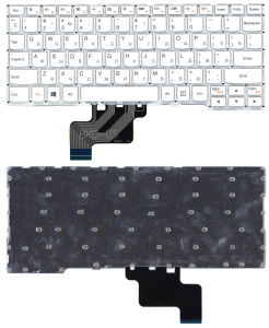 Клавиатура для ноутбука Lenovo Yoga 3 11 300-11IBR 300-11IBY 700-11ISK белая