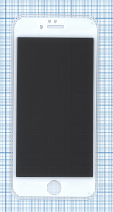 Защитное стекло Privacy "Анти-шпион" для iPhone 6/6S белое
