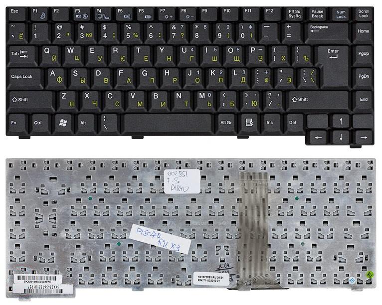 002851_Klaviatura_dlya_noutbuka_Fujitsu_Amilo_D1840_D1845_A1630_chernaya_2963