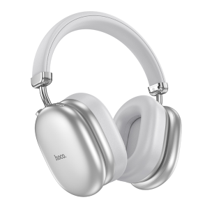 Наушники HOCO W35 Max Auspicious полноразмерные, беспроводные, Bluetooth 5.4, серебристый