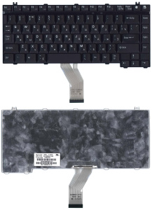Клавиатура для ноутбука Toshiba Satellite A10 A15 A20 A25 A30 A40 A50 A55 A70 A75 A80 A100 черная
