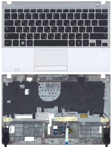 Топкейс для Samsung NP350U2B серебристый корпус