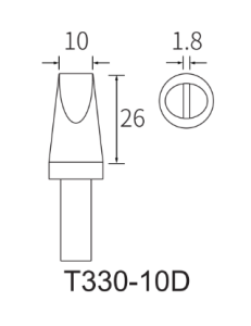 Жало ATTEN T330-10D для ST-3003D