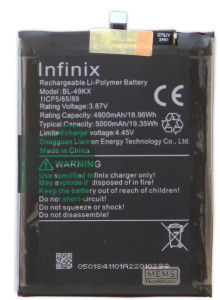 Аккумулятор (батарея) для Infinix Note 11 / 12 / 12 2023 (BL-49KX) 5000 mAh VoltPack