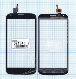 Сенсорное стекло (тачскрин) для Huawei Ascend Y600 черное