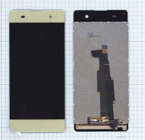 Дисплей для Sony Xperia XA золотой