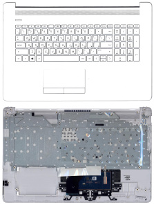 Топкейс для HP 17-BY 17-CA белый L48756-251, L48410-251