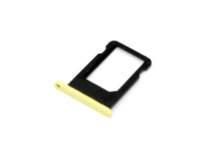 Лоток для SIM-карты Apple IPhone 5С желтый