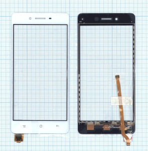 Сенсорное стекло (тачскрин) для OPPO F1 белое