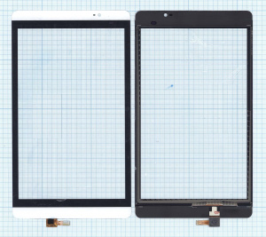 Сенсорное стекло (тачскрин) для Huawei MediaPad M2 8.0 белое