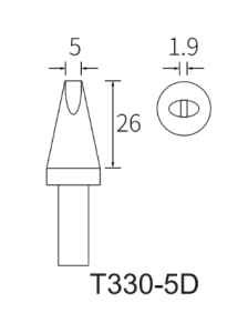 Жало ATTEN T330-5D для ST-3003D
