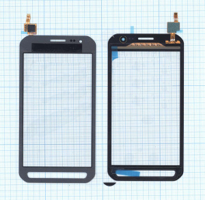 Сенсорное стекло (тачскрин) для Samsung Galaxy Xcover 3 SM-G388 серое