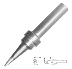 Жало для паяльника Quick QK200-T-0.8D