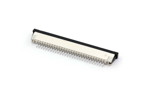 Разъем FPC  Half Coverage Bottom Contact 1.0K-BX-28PWB 28 pin высота 2мм шаг 1мм