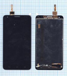 Дисплей для Huawei Honor 3X (G750) черный