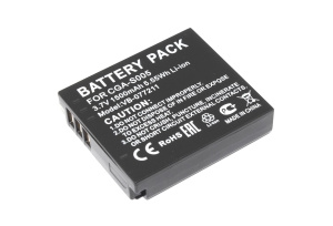 Аккумуляторная батарея для фото и видеокамеры Panasonic Lumix DMC-FS1 (CGA-S005) 3.7V 1500mAh Li-ion