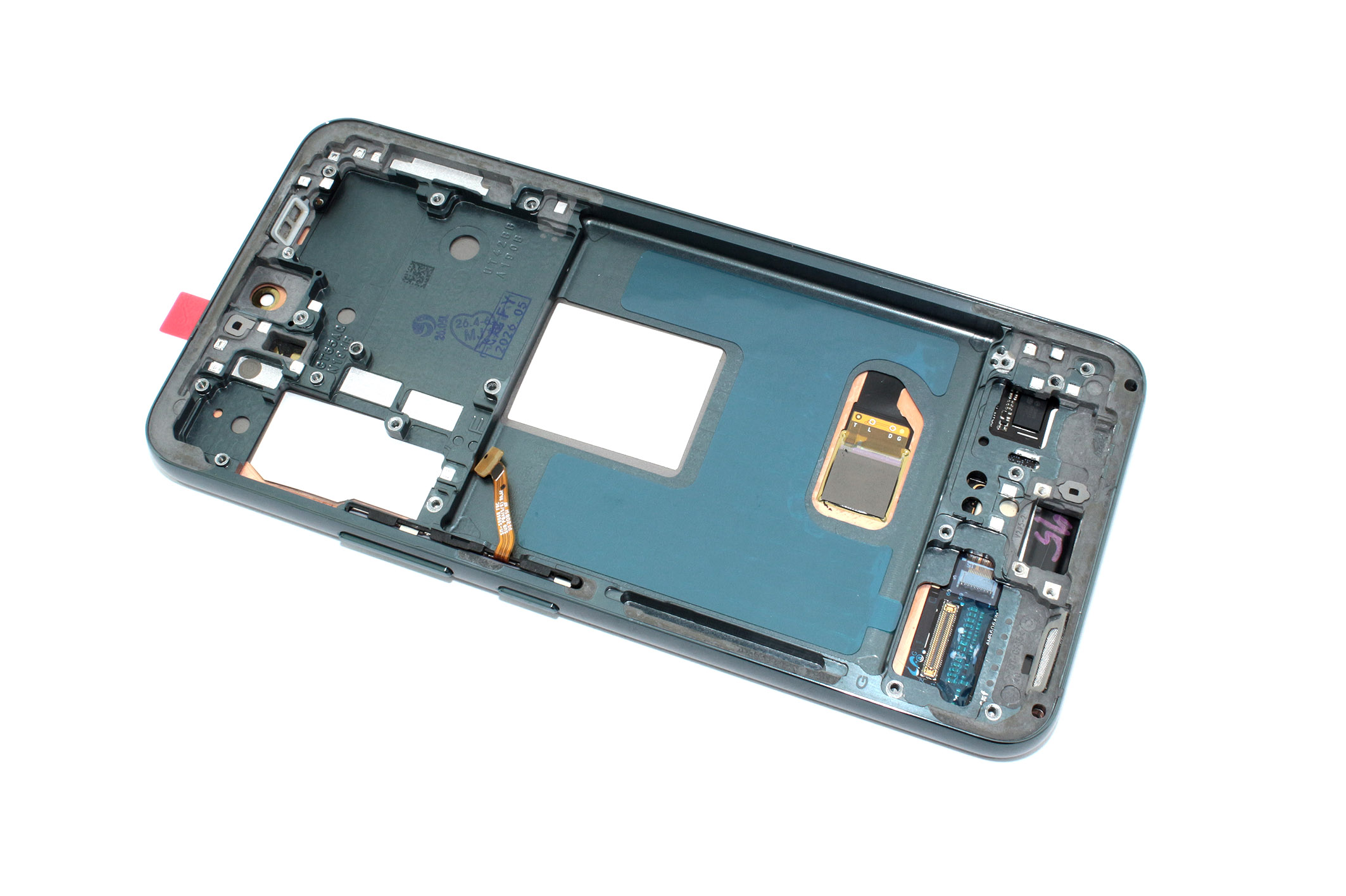 Дисплей для Samsung Galaxy S22 SM-S901B в сборе с тачскрином и рамкой зеленый