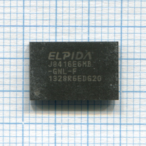 Микросхема оперативной памяти ELPIDA DDR3LRS 1GB J8416E6MB-GNL-F