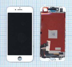 Дисплей для iPhone 8 в сборе с тачскрином (Hancai) белый