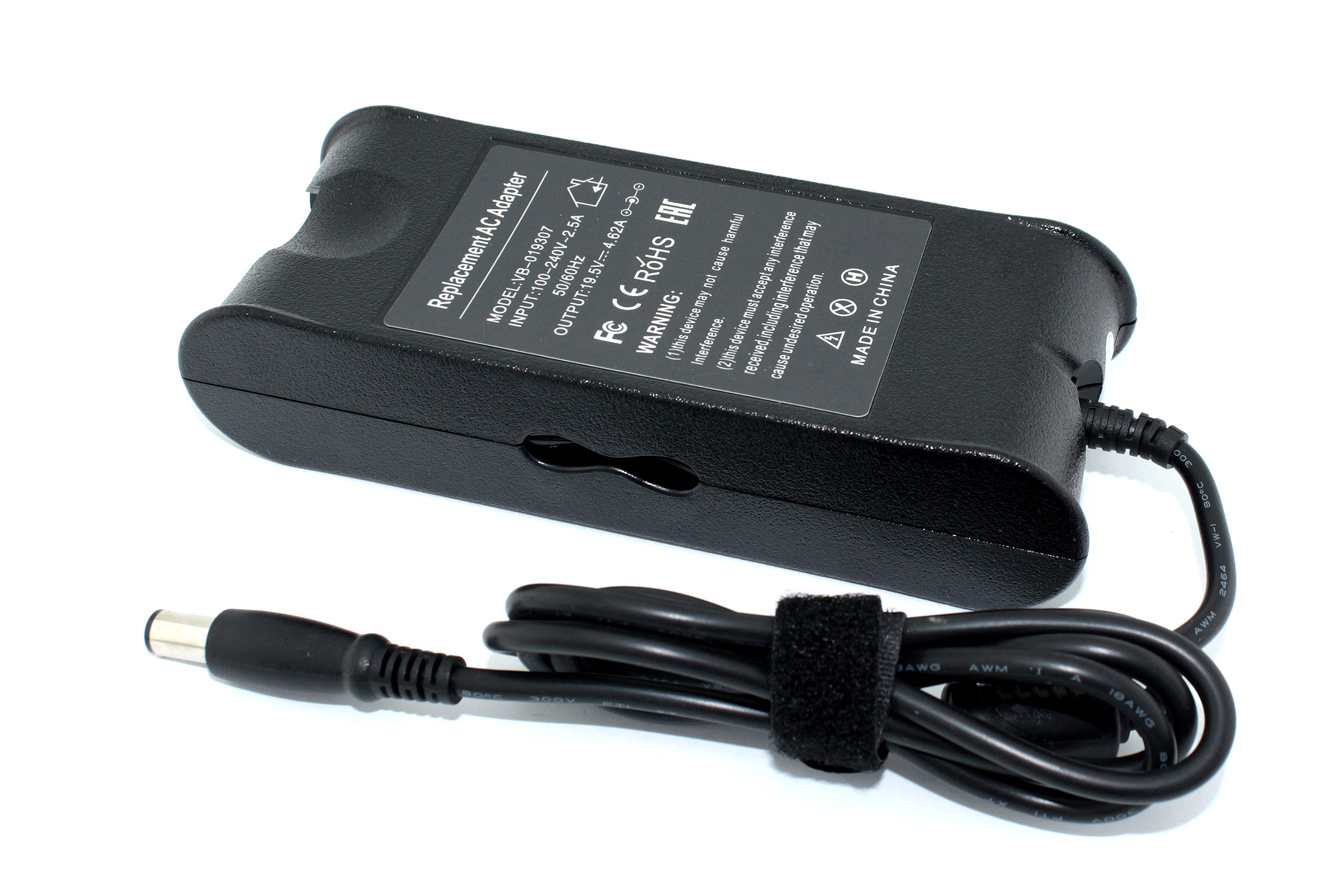 Блок питания (сетевой адаптер) для ноутбуков Dell 19.5V 4.62A 90W 7.4pin (LOW COST PACK)