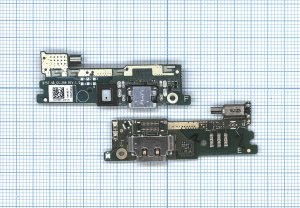 Шлейф разъема питания с микрофоном для Sony Xperia XA1 Single SIM с IC G3116