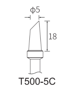 Жало ATTEN T500-5C для ST-1503D