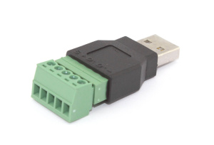 Сборный разъем  USB папа
