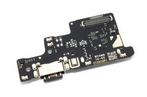 Нижняя плата с разъемом зарядки, Sim и микрофоном для Xiaomi Redmi Note 14 4G 24117RN76O/24117RN76G