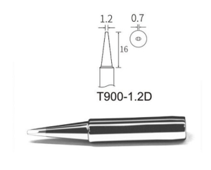 Жало ATTEN T900-1.2D для паяльника ST-2065D