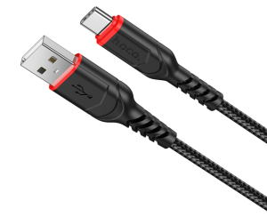 Кабель USB HOCO X59 Victory USB-Type-C, 3A, 1м, черный