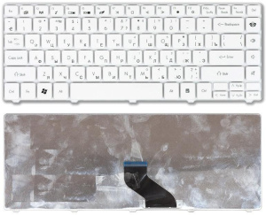Клавиатура для ноутбука Gateway NV49C NV49C01c NV49C13c NV49C14c белая